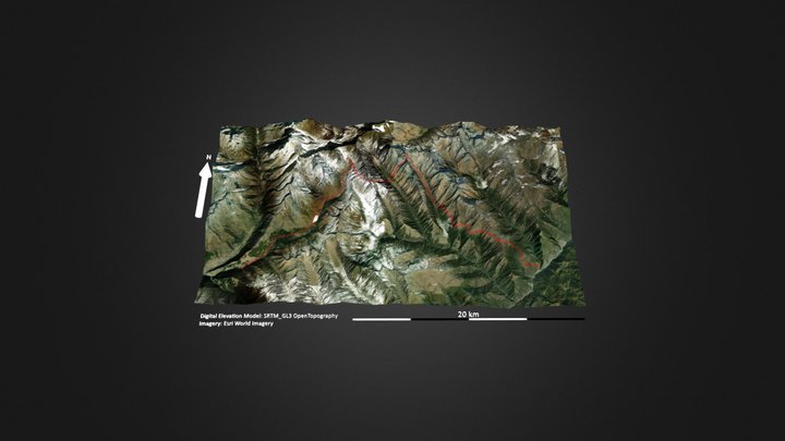 四姑娘山龙眼线 – Kostenloses 3D-Modell STL