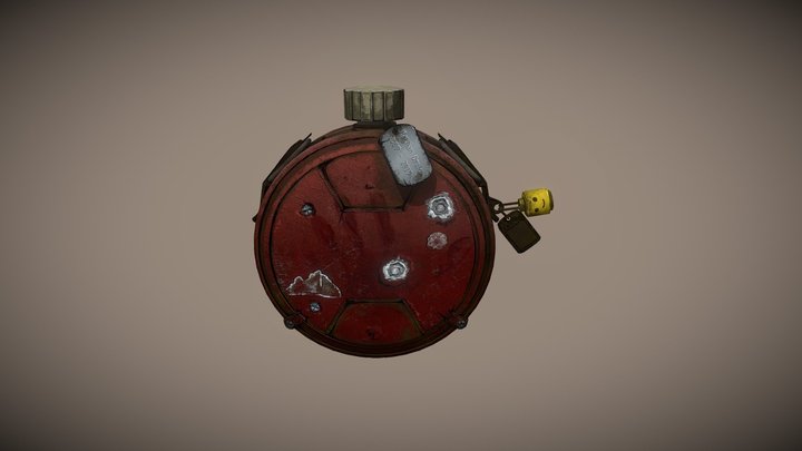 Blood mod Borderland Fan Art 3D Model