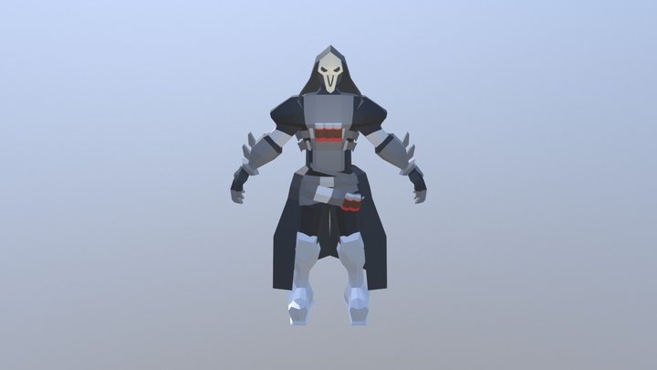 Reaper Low Poly 3D Model