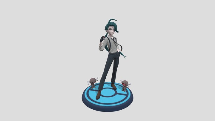 Pokemon Rika fanart 3D Model