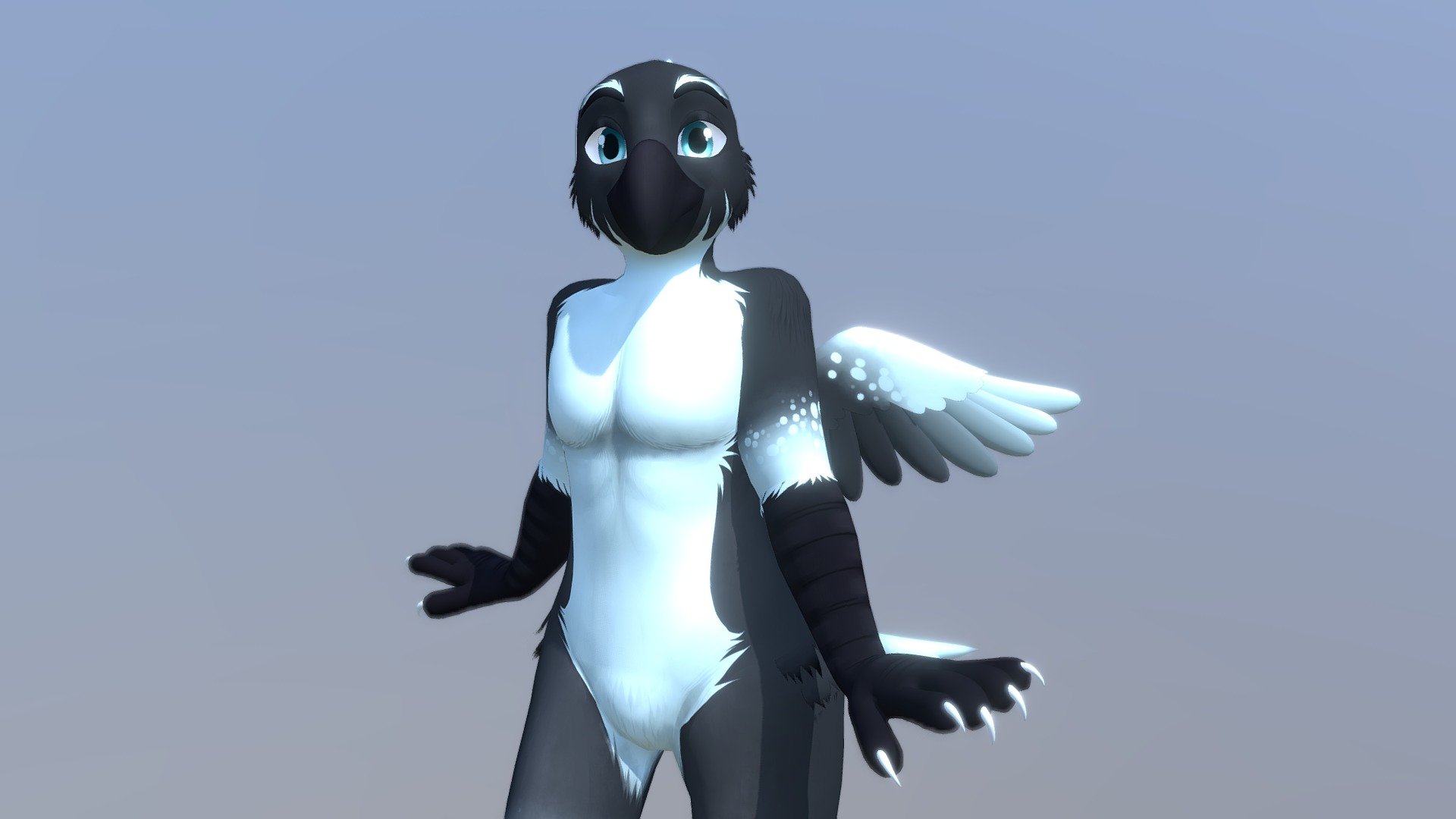 Pozimi VRChat Avatar 3D model by Meelo (Meelo) [7c659f6