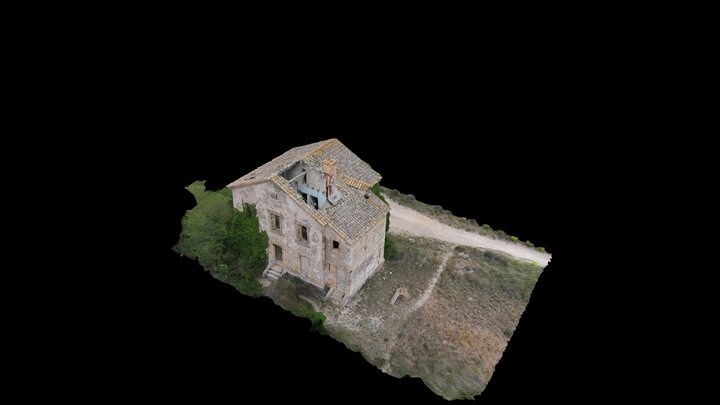 Maison en ruine 3D Model