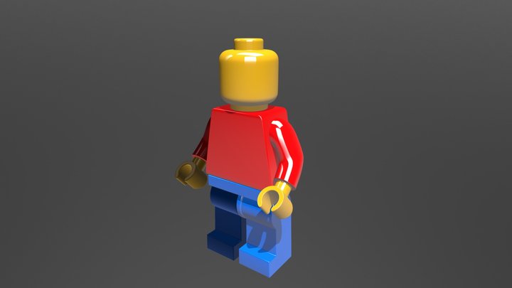 Lego Person 3D Model