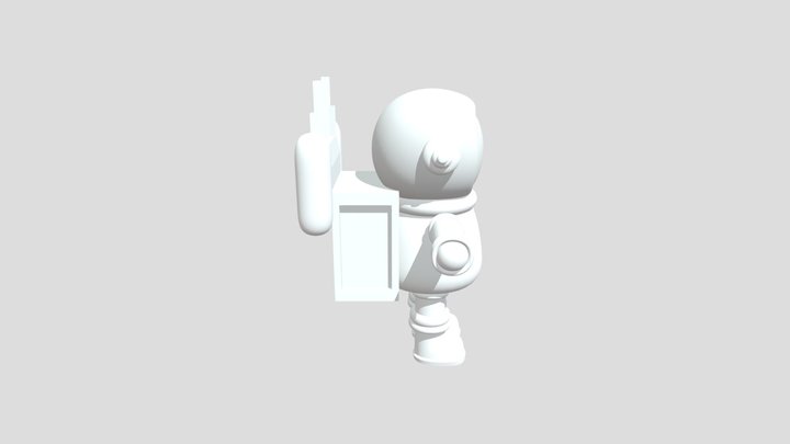 Astronauta V001 - Ola 3D Model