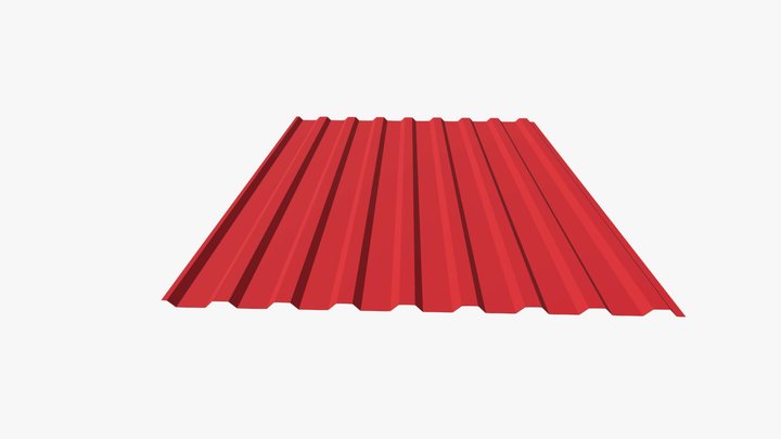 Профнастил МП 20 3D Model
