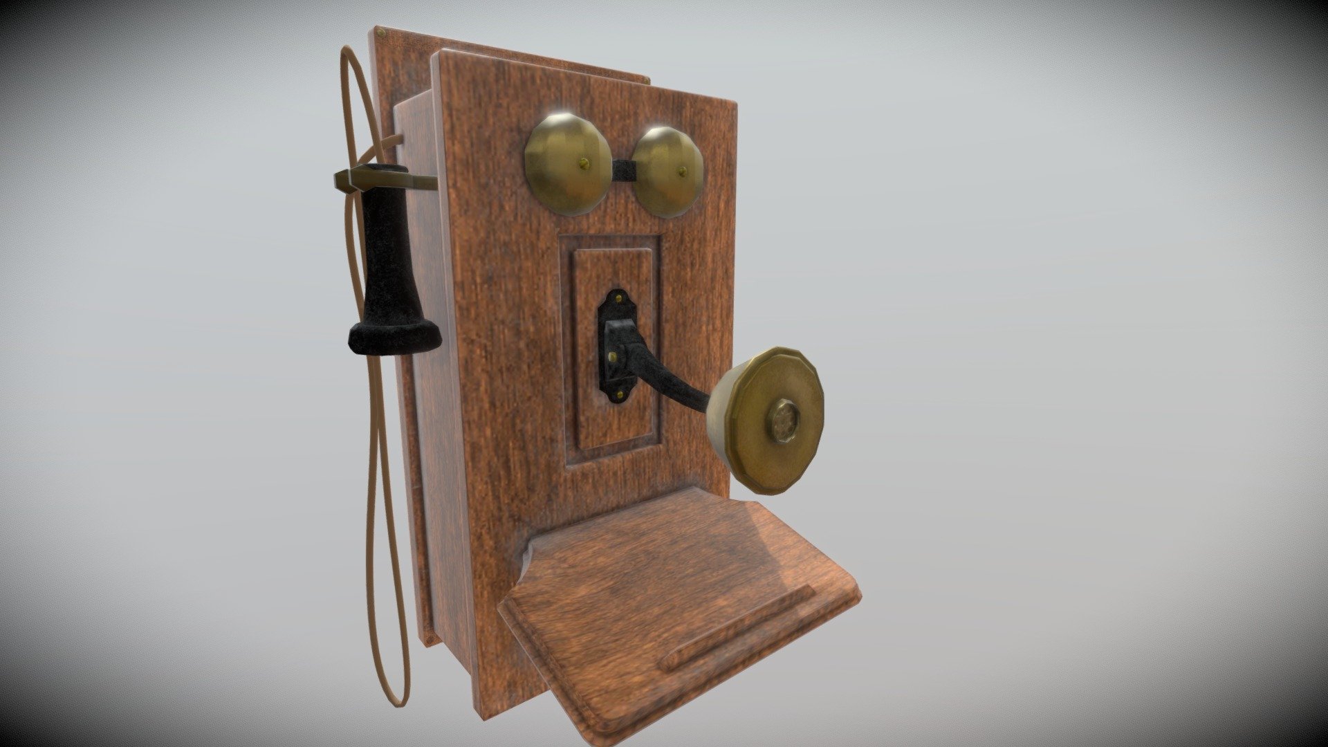 Crank Telephone Model