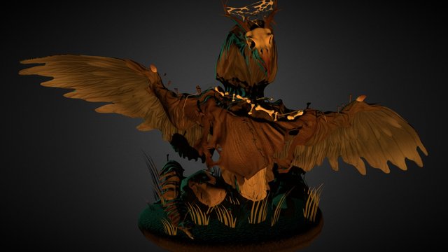 Duvessa, the Crow Beast 3D Model