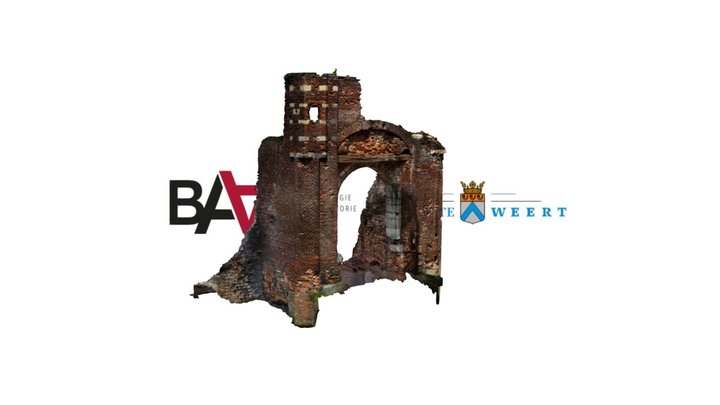 Poortgebouw Kasteel Nijenborgh te Weert 3D Model