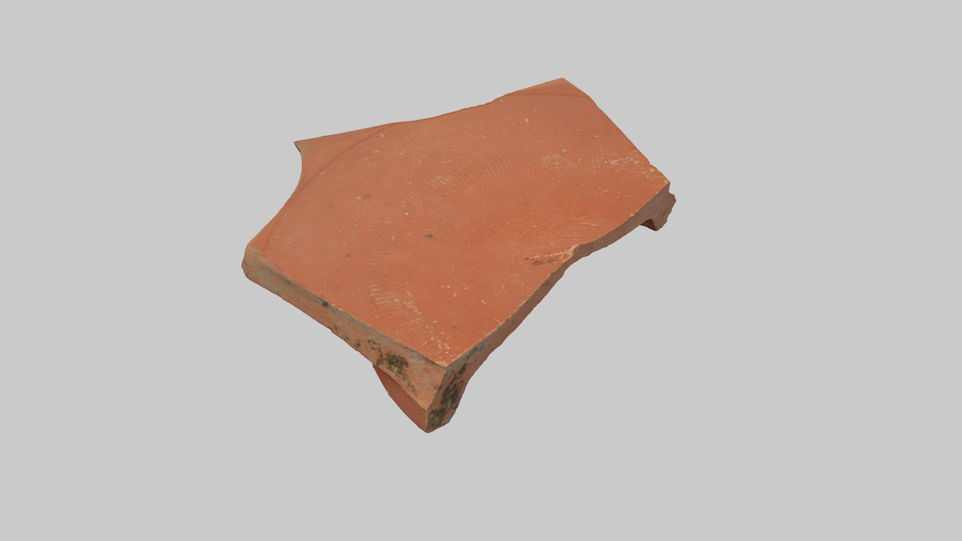 Fragment of Roman Samian with potter's stamp - 3D model by National