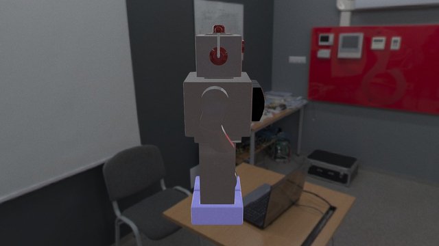 70s Inspired Robot 3D Model
