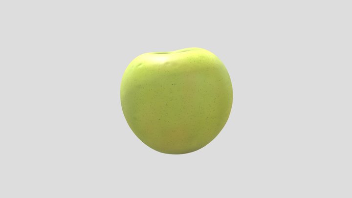Green apple 3D Model