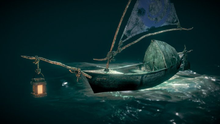 Post-apocalyptic Boat 3D Model