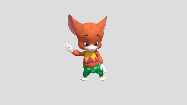 Mice - Hip Hop Dancing by artoon 3D Model