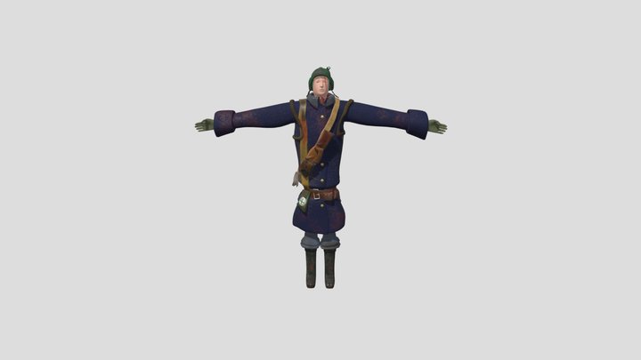 Fallout Squire 3D Model