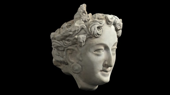 ダルヴェルジン・テペ DT−1 出土塑像（R-03） 3D Model