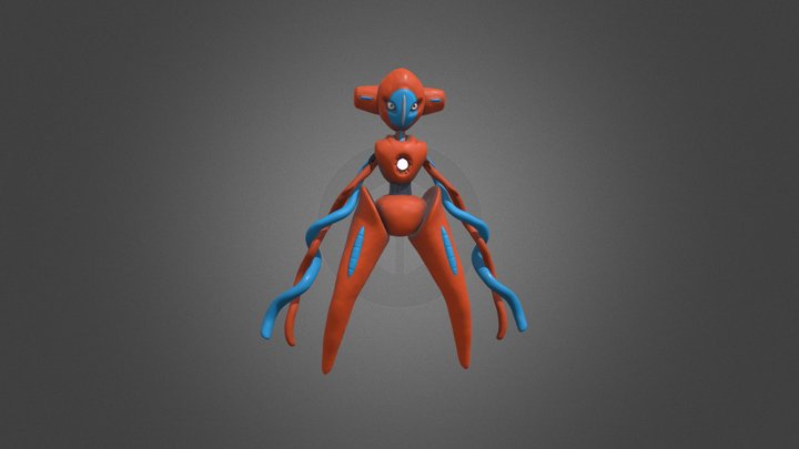 3D file Deoxys - Attack form 🐉・3D printing model to download・Cults