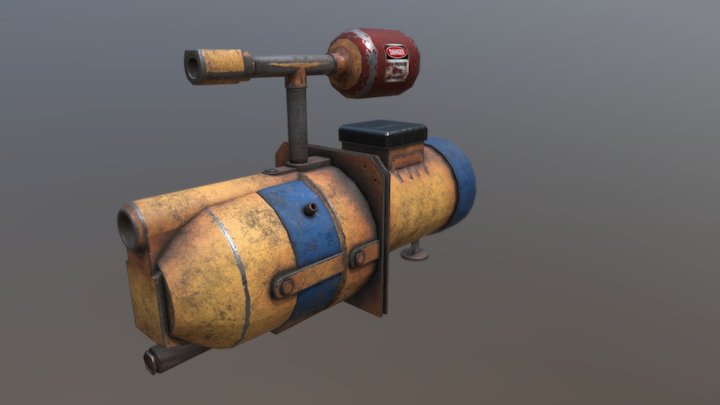 Pump System 3D Model