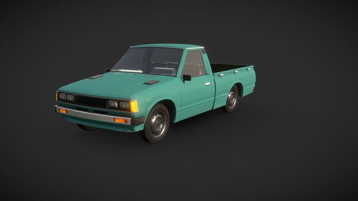 Nissan datsun truck, 1985 3D Model