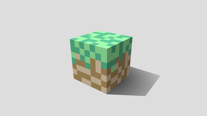 bege3113 Minecraft Grassblock 3D Model