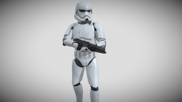 The Bad Batch TK Trooper - Purchasable 3D Model