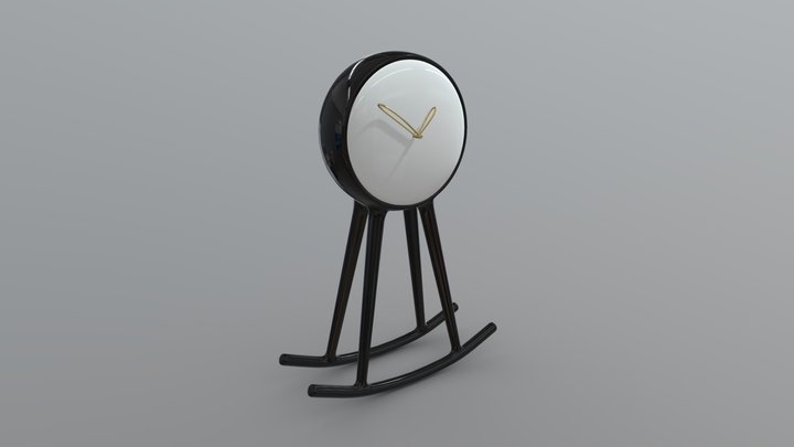 Infinity Clock By Bosa Ceramiche 3D Model