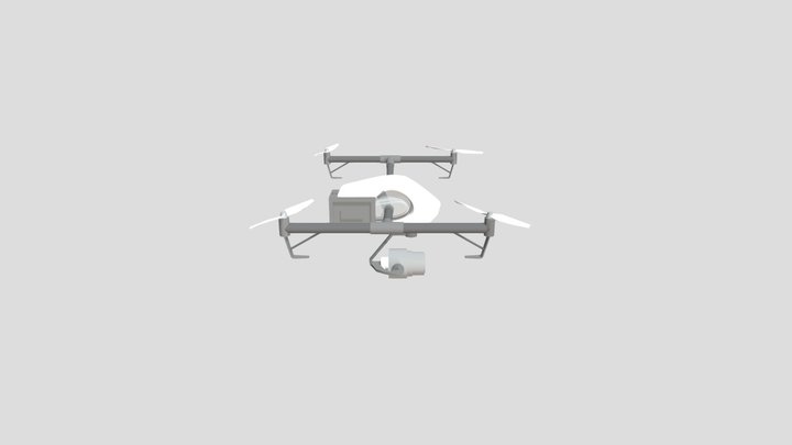 Simple drone 3D Model
