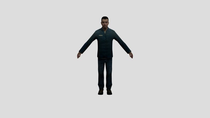 half-life_2_male_07_ik_rig 3D Model