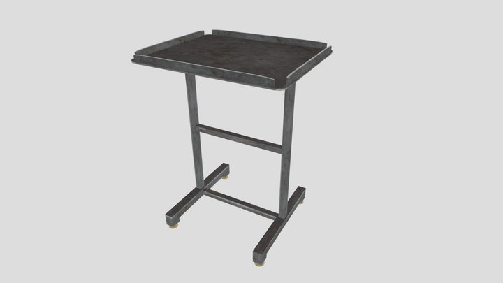 Small Medical Table (FBX) 1K 6MB 3D Model