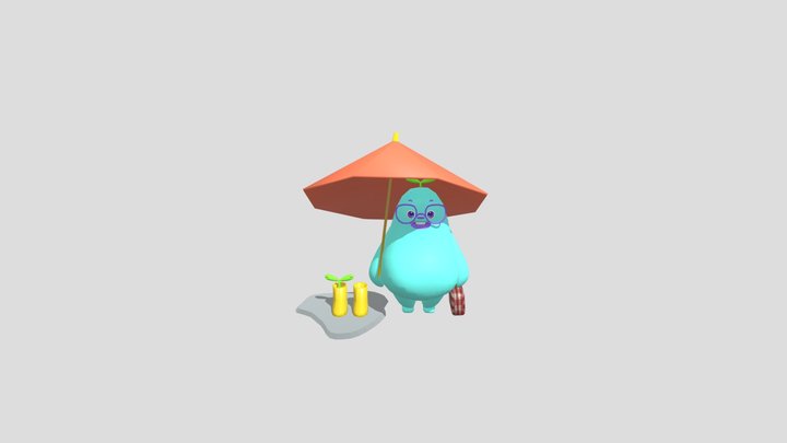 雨後的黃昏 3D Model