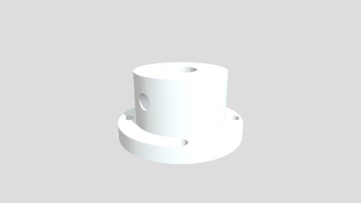 Nema 23 Gear Connector 3D Model