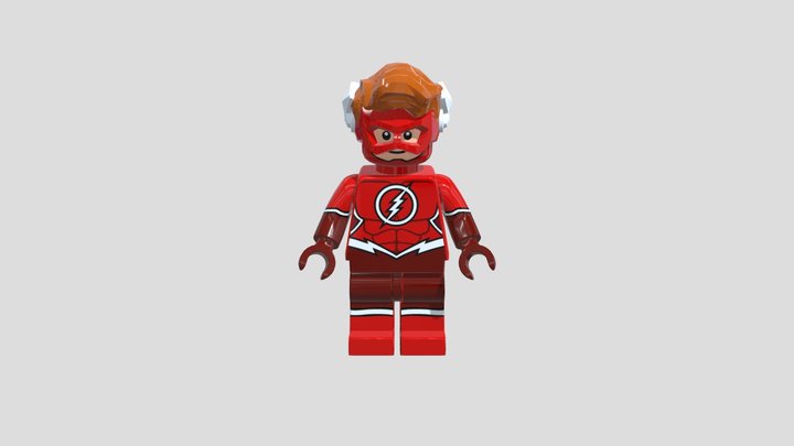 Wally West (Lego Dc Super Villains) (Rigged) 3D Model