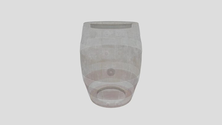 Stubby Beer Barrel Painted