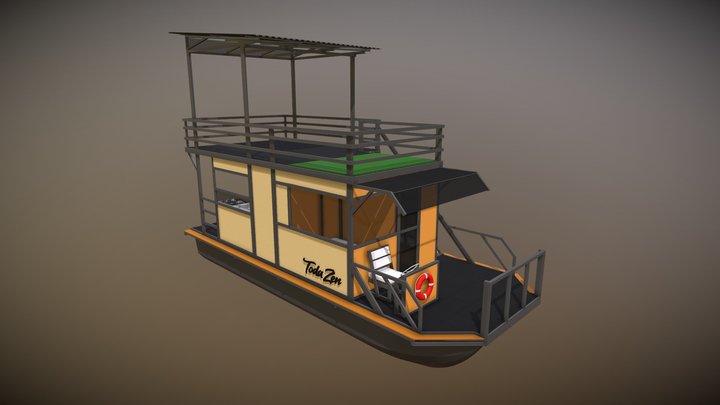 Chalana modelo TodaZen 2021. 3D Model
