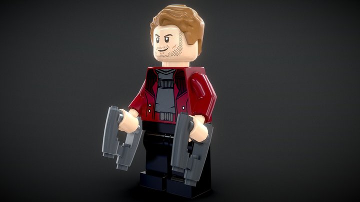 LEGO - Star-lord 3D Model