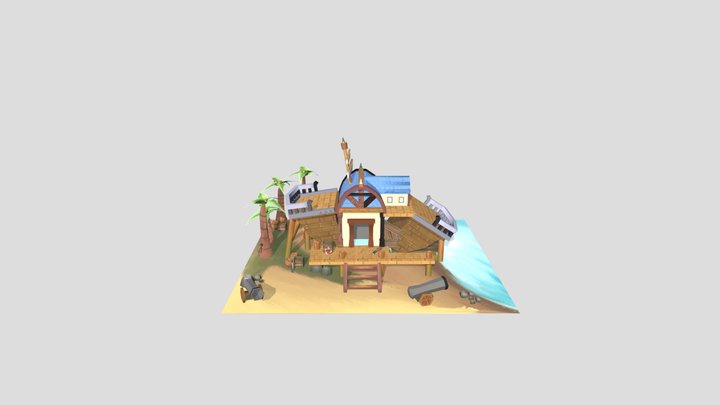 Weapon House 3D Model