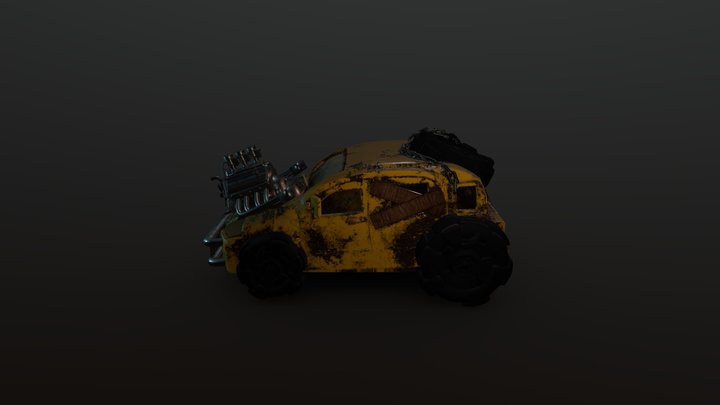 Voiture_LOW 3D Model