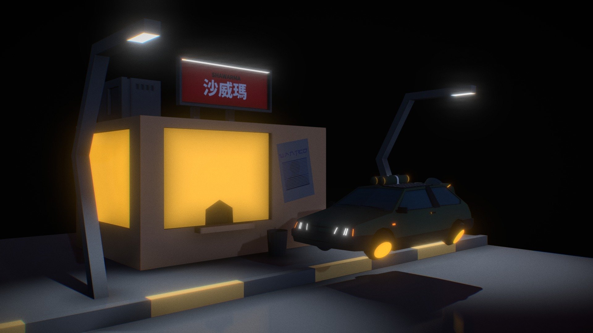 Cyberpunk Lada 2108