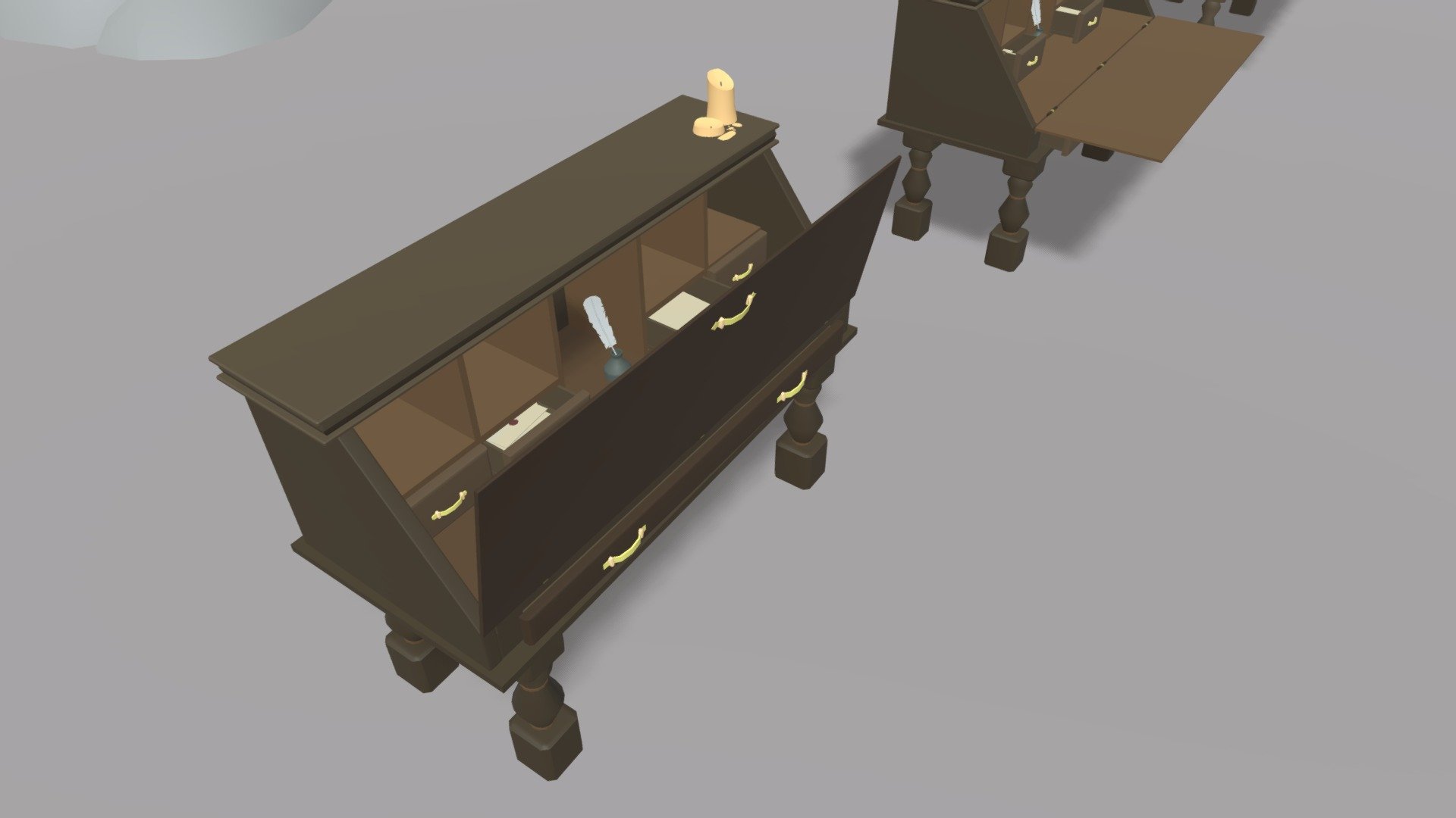 Ch2 HW1 Scene Of 3 Models