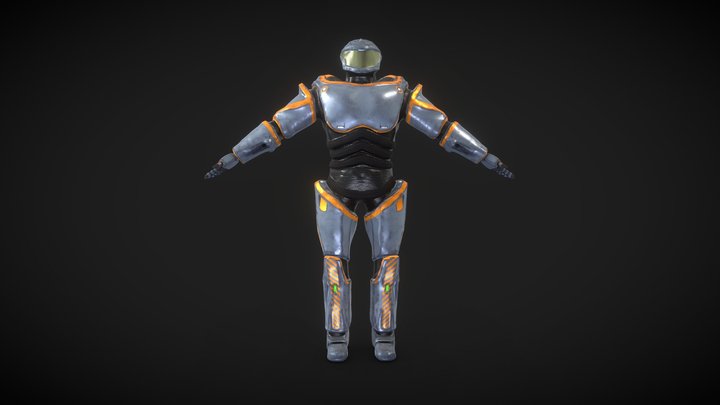 Robot - android. 3D Model