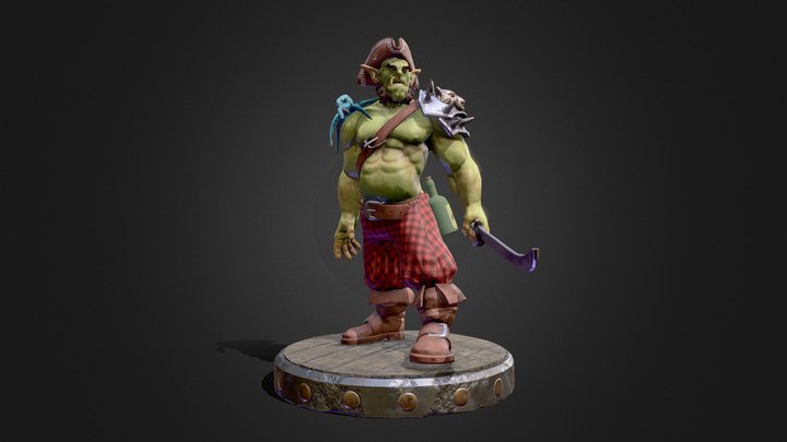 Ork_Pirate 3D Model