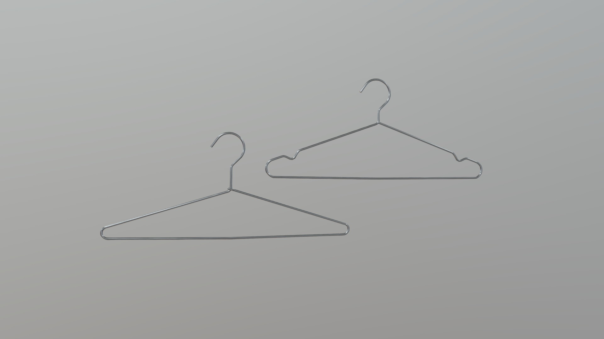 3D model Hanger 2 - This is a 3D model of the Hanger 2. The 3D model is about shape.