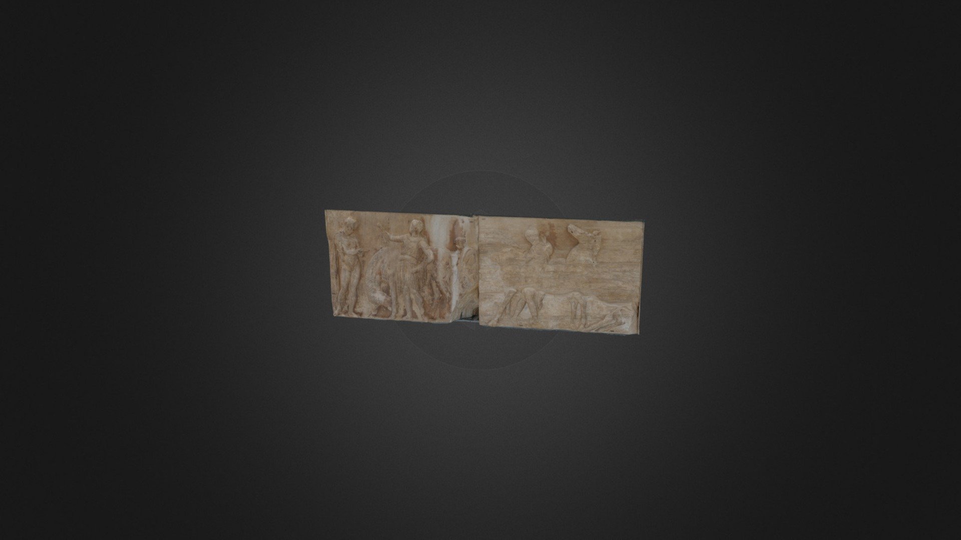 Parthenon West Frieze Blocks 12 and 13