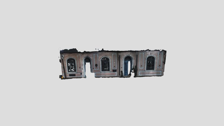 Edificio en Pichincha entre Brown y Güemes 3D Model