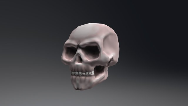 George's stylized skull 3D Model