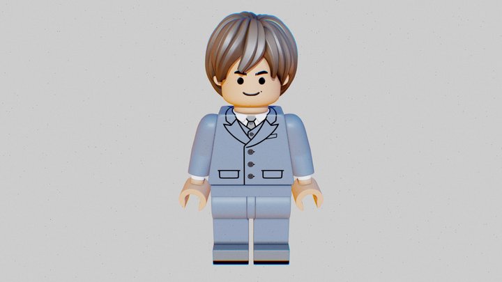 LEGO TAESAJA SKY : 태사자 김형준 팬아트 3D Model