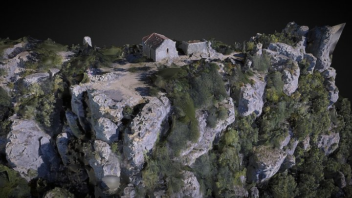 Rocher des Vierges 3D Model