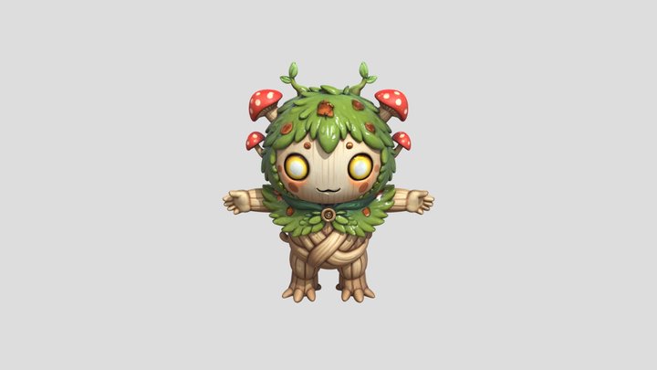 Cute plant creature