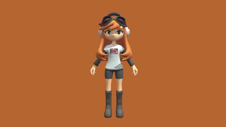 Meggy (SMG4) 2023 3D Model