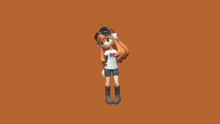 Meggy (SMG4) 2023 3D Model
