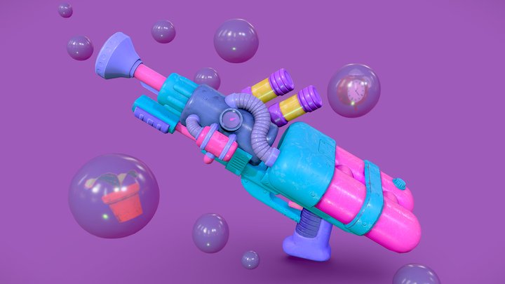 The Super Bubbler 3D Model